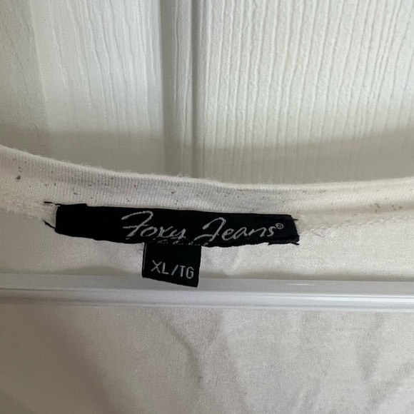 Cream and gold sequin t-shirt - Picture 5 of 7